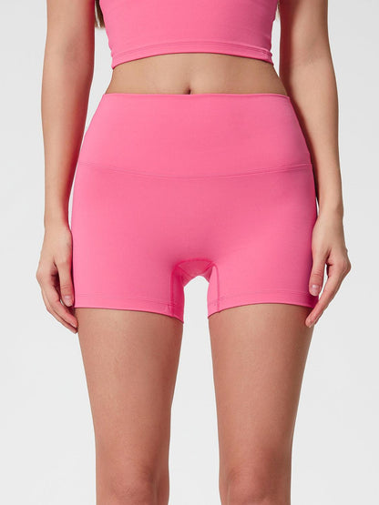High Waist Active Shorts - Znvia
