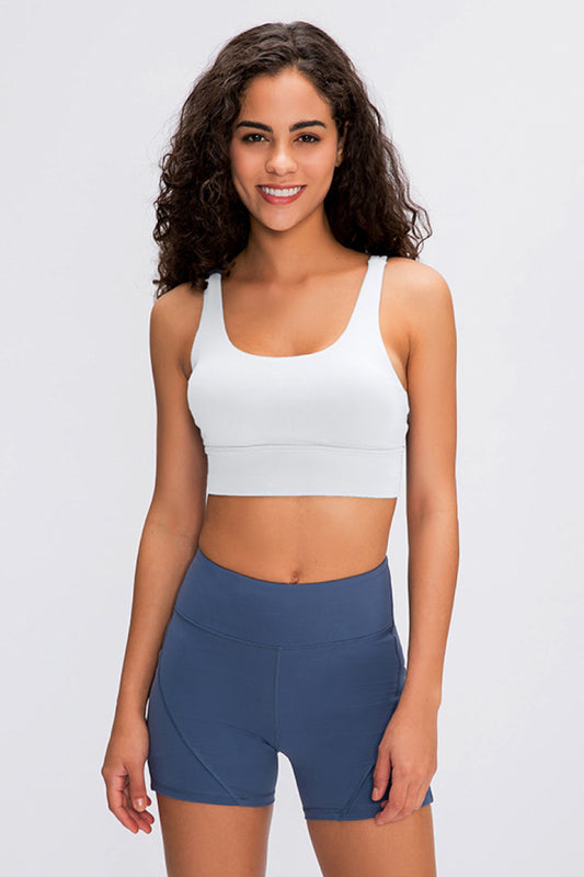 Double X Sports Bra – Sleek, Supportive & Strappy - Znvia