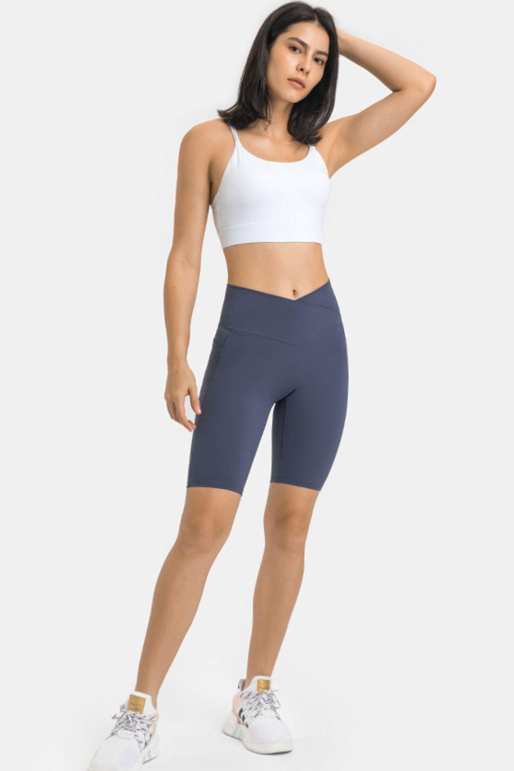 High Waist Biker Shorts with Pockets – Perfect Blend of Comfort & Performance - Znvia