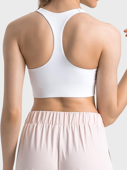 Scoop Neck Sports Bra - Znvia