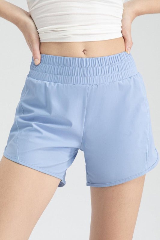 Elastic Waist Active Shorts – Comfort, Flexibility & Style for Every Move! - Znvia