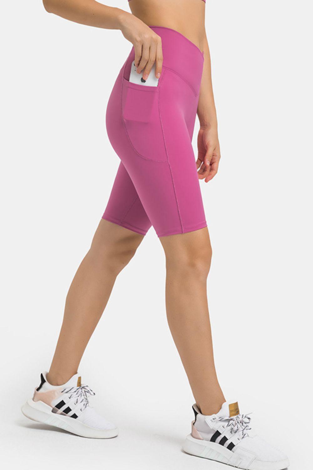 High Waist Biker Shorts with Pockets – Perfect Blend of Comfort & Performance - Znvia