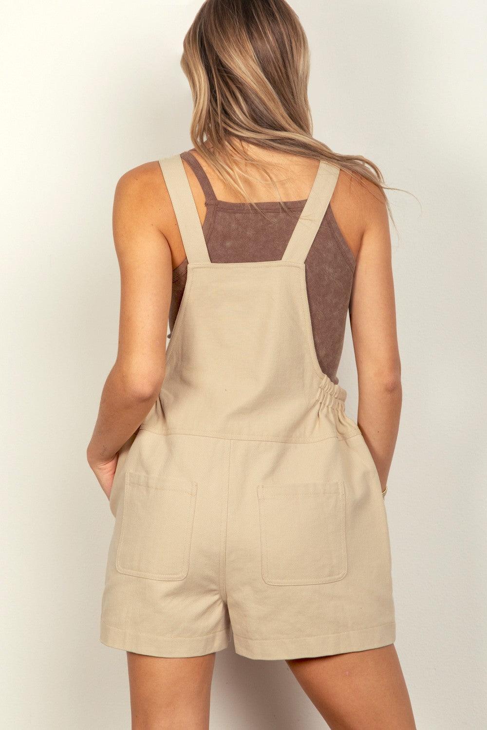 Adjustable Suspender Overalls with Pockets - Znvia