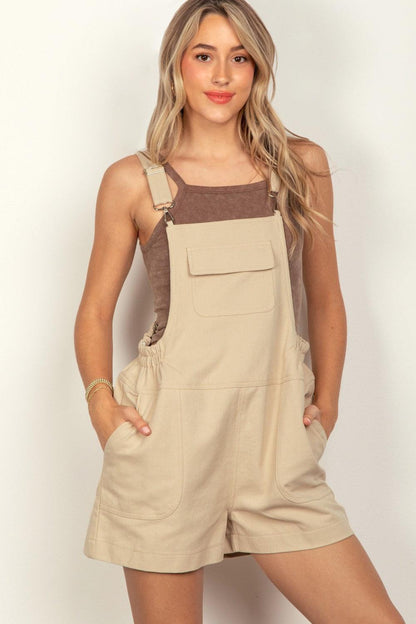 Adjustable Suspender Overalls with Pockets - Znvia