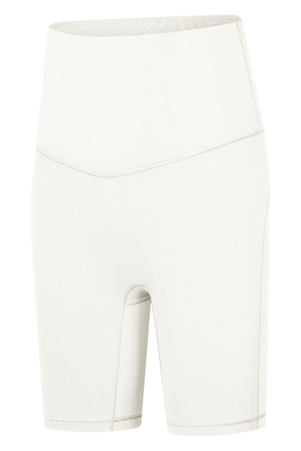 Seamless High-Rise Wide Waistband Biker Shorts – Second-Skin Comfort for Every Move - Znvia