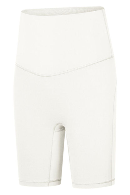 Seamless High-Rise Wide Waistband Biker Shorts – Second-Skin Comfort for Every Move - Znvia