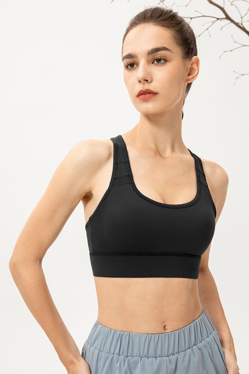 Scoop Neck Long Sports Bra – The Ultimate Blend of Comfort & Performance - Znvia