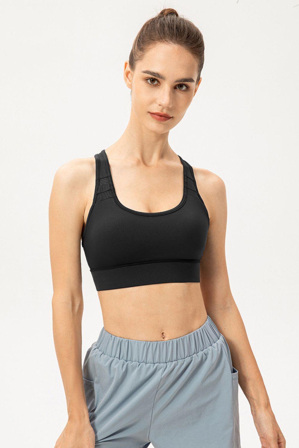 Scoop Neck Long Sports Bra – The Ultimate Blend of Comfort & Performance - Znvia