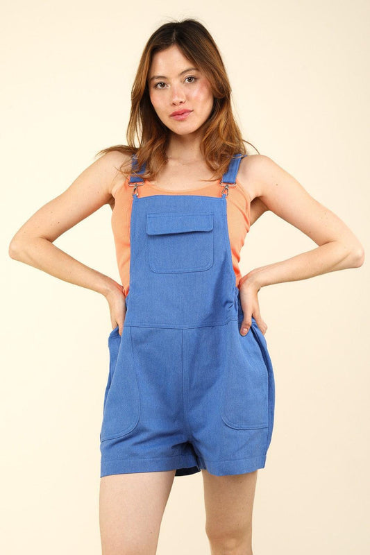 Adjustable Suspender Overalls with Pockets - Znvia