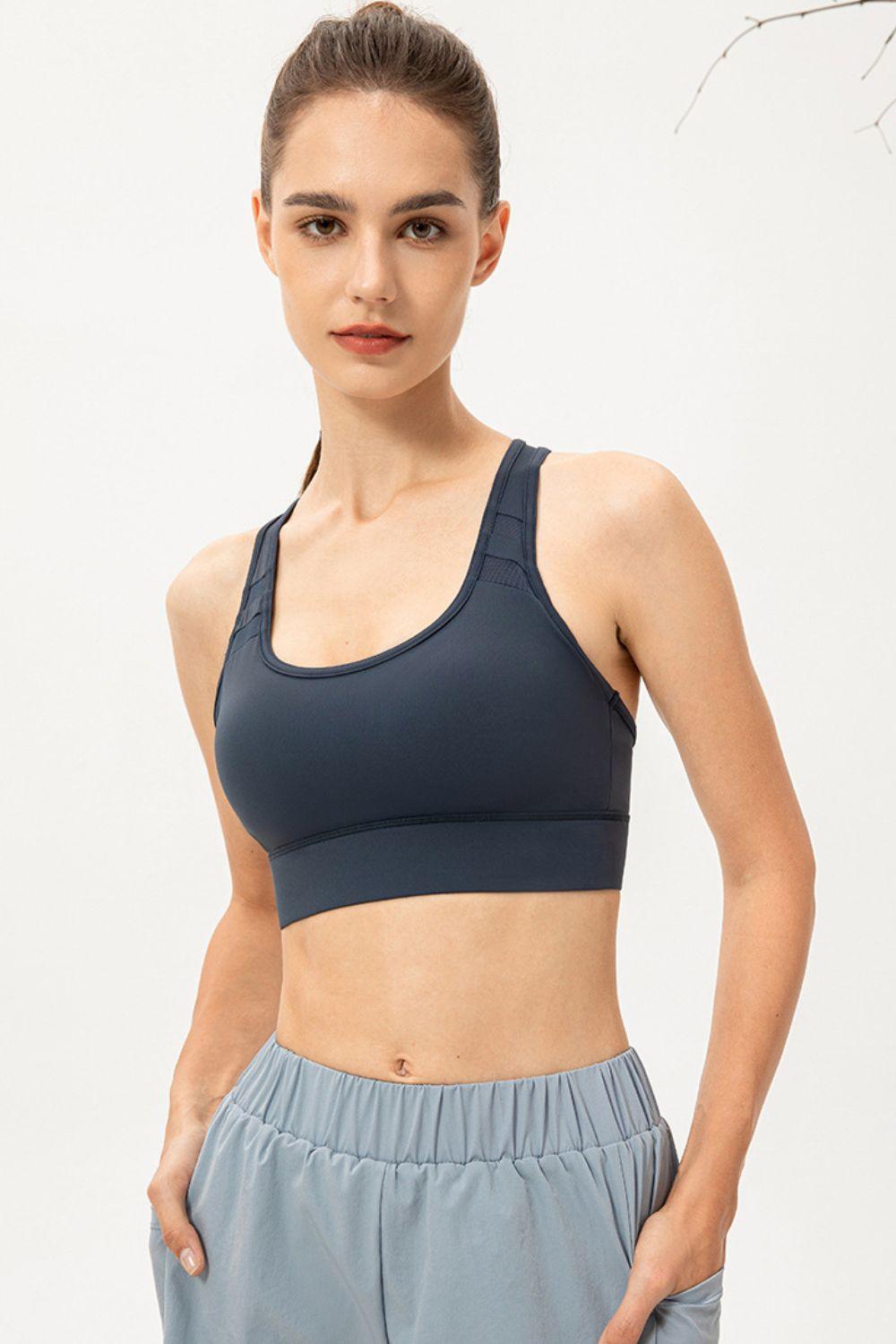 Scoop Neck Long Sports Bra – The Ultimate Blend of Comfort & Performance - Znvia