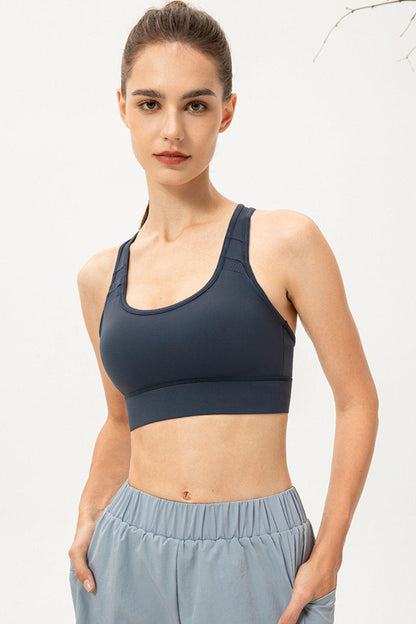 Scoop Neck Long Sports Bra – The Ultimate Blend of Comfort & Performance - Znvia