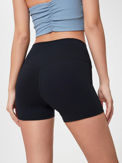 High Waist Active Shorts - Znvia