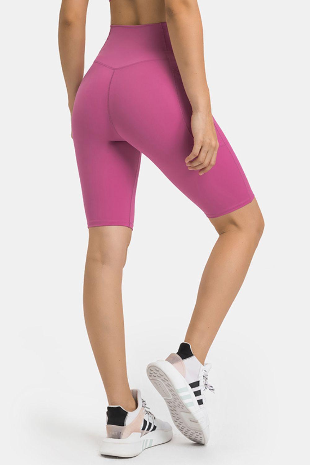 High Waist Biker Shorts with Pockets – Perfect Blend of Comfort & Performance - Znvia