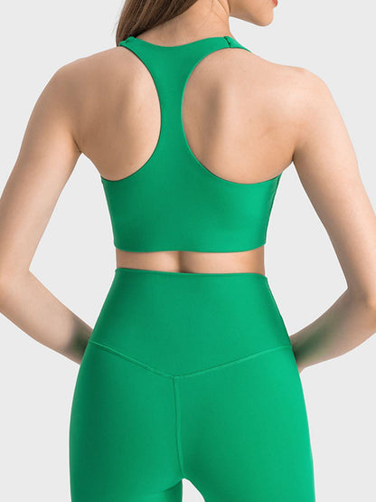 Scoop Neck Sports Bra - Znvia
