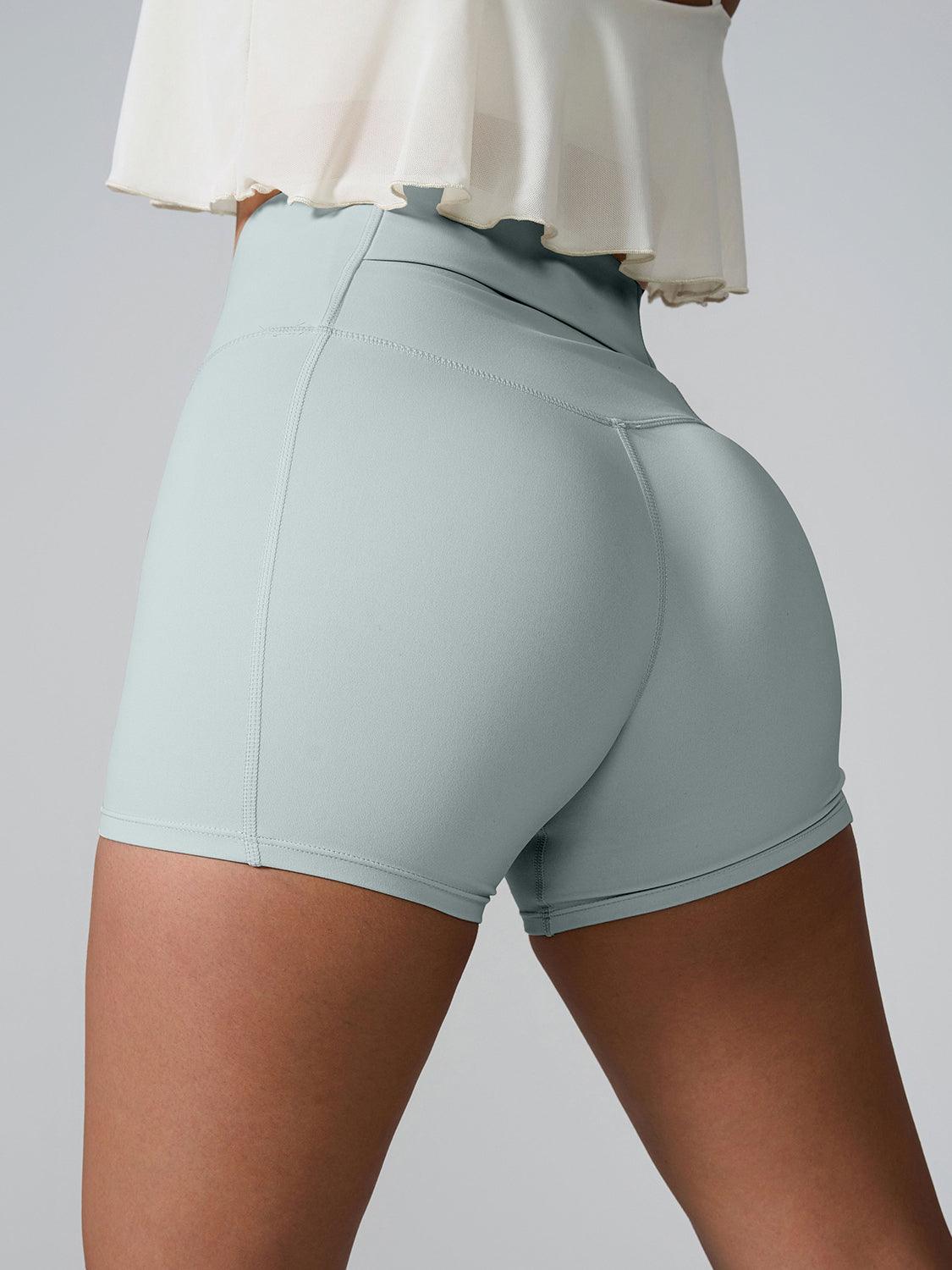 High Waist Active Shorts - Znvia