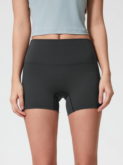 High Waist Active Shorts - Znvia