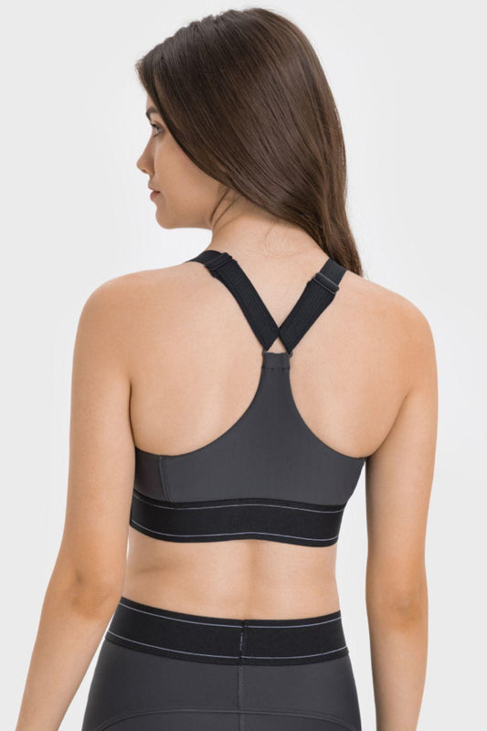 Contrast Sports Bra - Znvia
