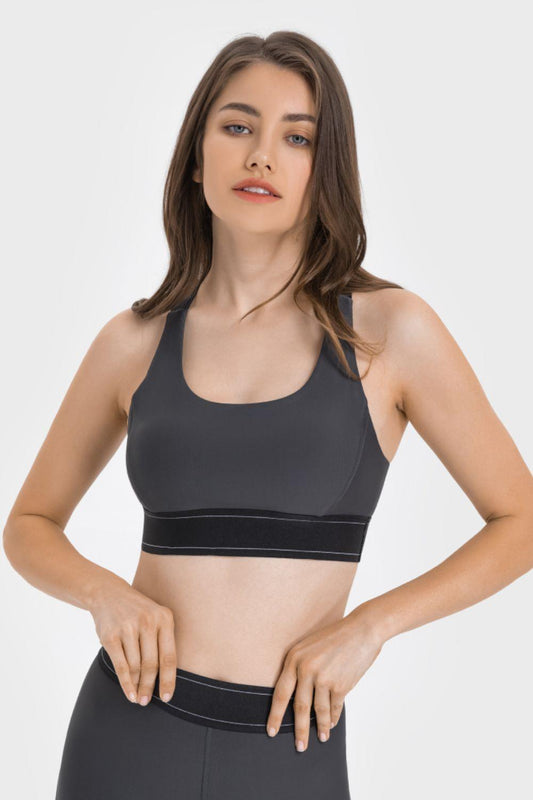 Contrast Sports Bra - Znvia