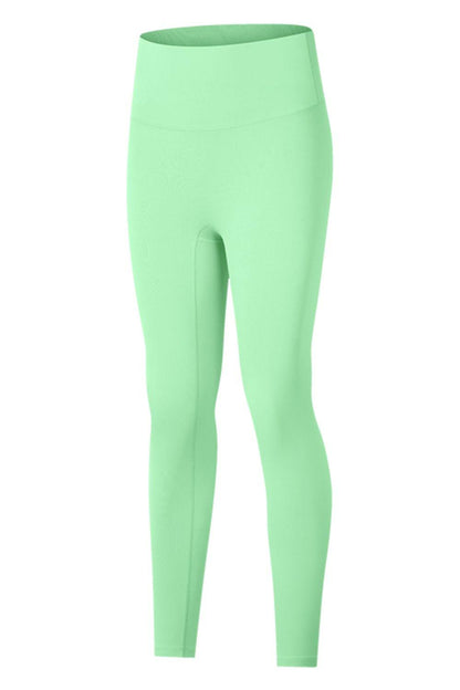 High-Rise Wide Waistband Yoga Leggings – Sculpt, Stretch & Elevate Your Performance - Znvia