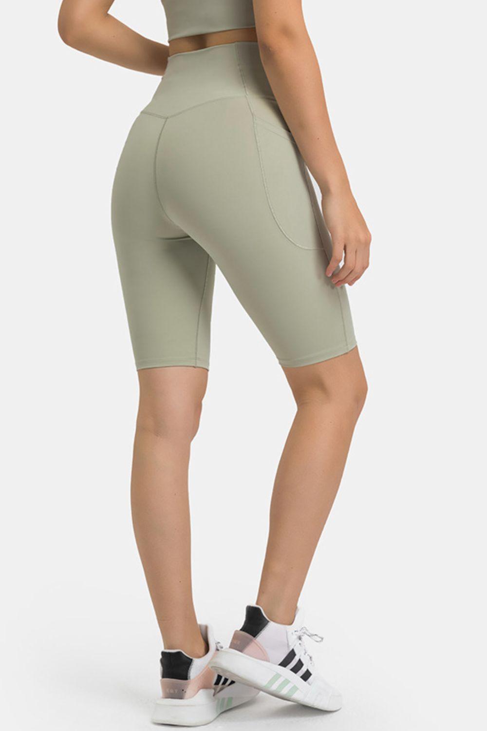 High Waist Biker Shorts with Pockets – Perfect Blend of Comfort & Performance - Znvia