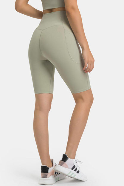 High Waist Biker Shorts with Pockets – Perfect Blend of Comfort & Performance - Znvia