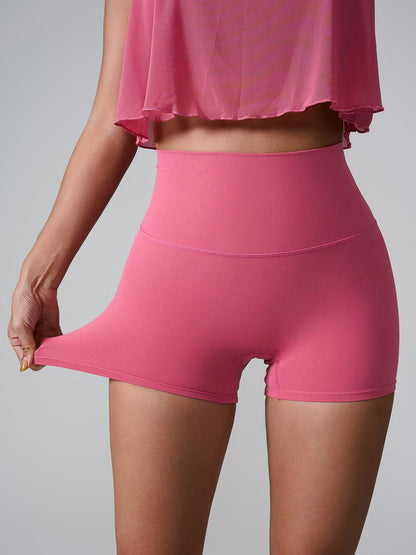 High Waist Active Shorts - Znvia