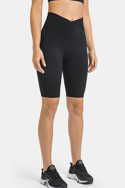 High Waist Biker Shorts with Pockets – Perfect Blend of Comfort & Performance - Znvia
