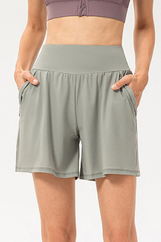 Pocketed Elastic Waist Active Shorts – Performance, Comfort & Style in One! - Znvia