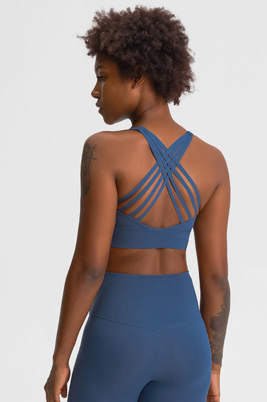 Eight Strap Sports Bra – Stylish, Supportive & Sweat-Wicking - Znvia