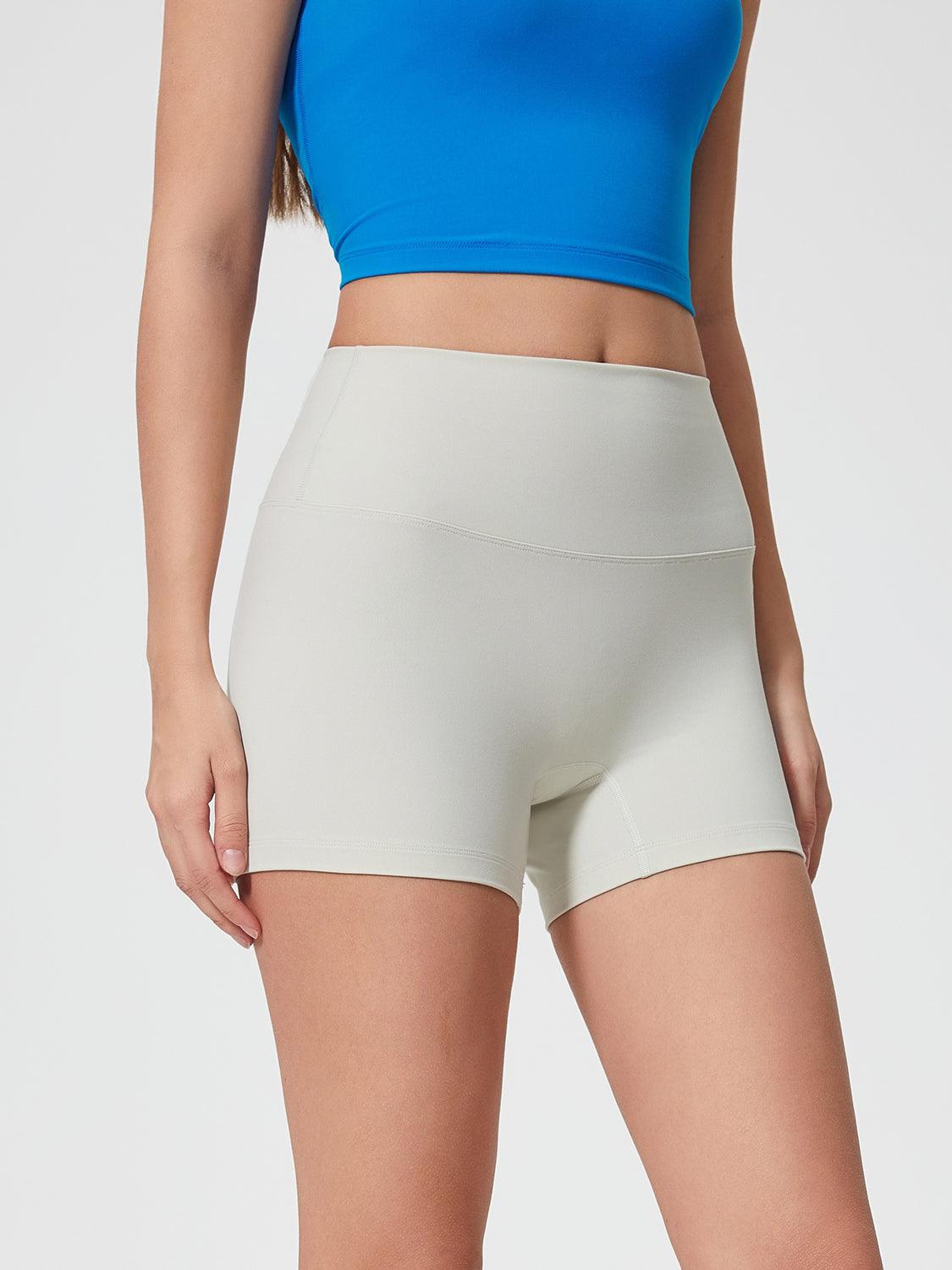 High Waist Active Shorts - Znvia