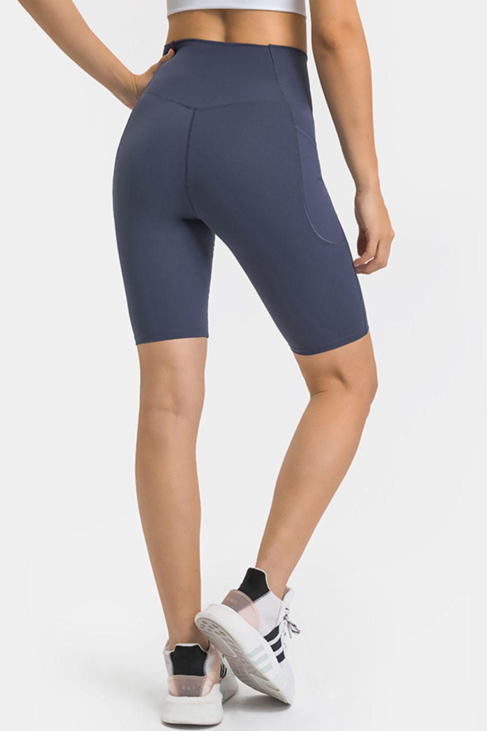 High Waist Biker Shorts with Pockets – Perfect Blend of Comfort & Performance - Znvia
