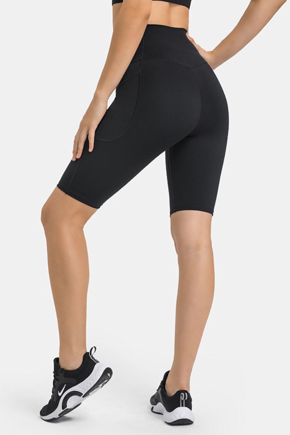 High Waist Biker Shorts with Pockets – Perfect Blend of Comfort & Performance - Znvia