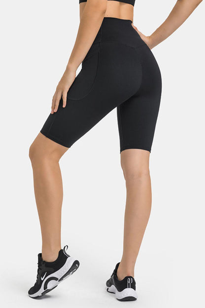 High Waist Biker Shorts with Pockets – Perfect Blend of Comfort & Performance - Znvia