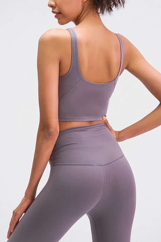 Scoop Back Sports Bra – Stylish, Supportive, and Ultra-Comfortable - Znvia