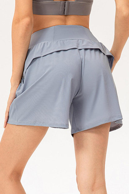 Pocketed Elastic Waist Active Shorts – Performance, Comfort & Style in One! - Znvia